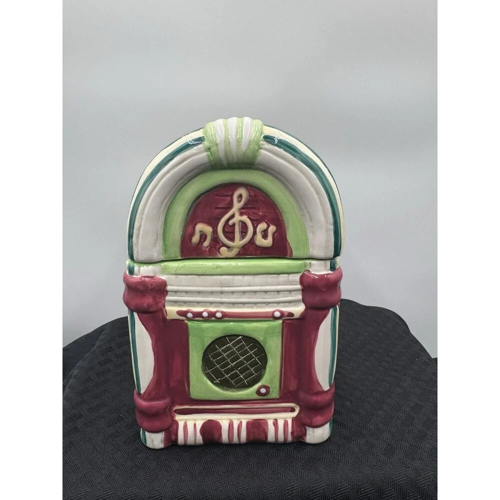 Juke Box Ceramic Cookie Jar